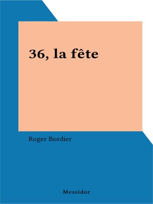 cover image of 36, la fête